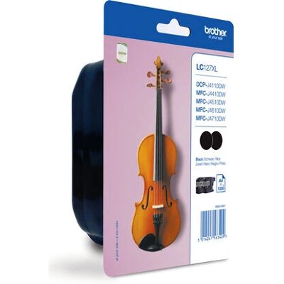 Brother LC-127XLBK Pack Double - Cartouche d'Encre Brother LC-127XLBK Pack Double - Cartouche d'Encre