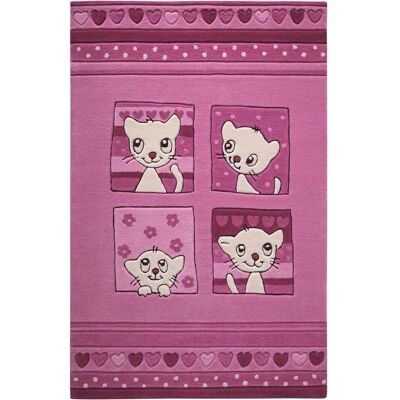 Smart Kids Pink Plüsch-Kinderteppich - Kinderteppich Smart Kids Pink Plüsch-Kinderteppich - Kinderteppich