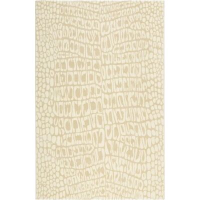WECONhome Beige/Sand Croco Teppich - 133x200cm WECONhome Beige/Sand Croco Teppich - 133x200cm