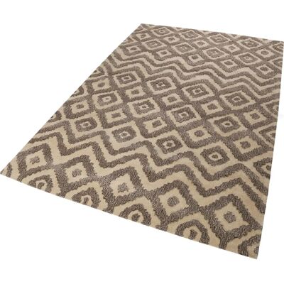 Esprit Taupe Braun Wollteppich - Africa Ethnic - 70x140 cm Esprit Taupe Braun Wollteppich - Africa Ethnic - 70x140 cm