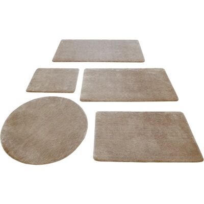 WECON HOME BASICS Joris - Beigefarbene rechteckige Badematte WECON HOME BASICS Joris - Beigefarbene rechteckige Badematte