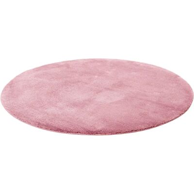 WECON HOME BASICS Joris Badematte - rund 90cm - Polyester, rosa WECON HOME BASICS Joris Badematte - rund 90cm - Polyester, rosa