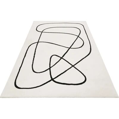 Esprit Artist Schwarz-Weiß Moderner Geometrischer Teppich - Teppich Esprit Artist Schwarz-Weiß Moderner Geometrischer Teppich - Teppich