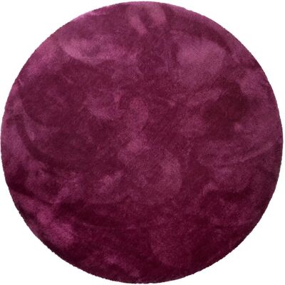 HOMIE LIVING Pisa Violett Pink Hochflor Teppich - Teppich HOMIE LIVING Pisa Violett Pink Hochflor Teppich - Teppich