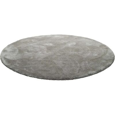 HOMIE LIVING Pisa Mikrofaser-Teppich - Rund 200cm, Taupe Grau - Teppich HOMIE LIVING Pisa Mikrofaser-Teppich - Rund 200cm, Taupe Grau - Teppich
