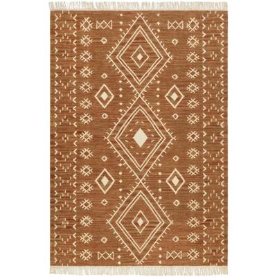Green Looop Monaco Woll Kilim Teppich - Naturstil, 160x230cm Green Looop Monaco Woll Kilim Teppich - Naturstil, 160x230cm