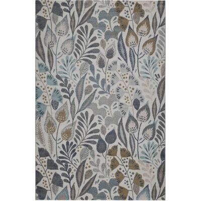 Alfombra exterior azul beige Lilly de Esprit - Patrón floral Alfombra exterior azul beige Lilly de Esprit - Patrón floral