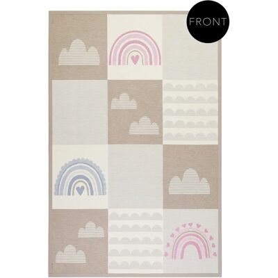 Esprit Lovely Rainbow Kinderteppich - 70x140 cm, 10mm, Beige - Kinderzimmerdeko Esprit Lovely Rainbow Kinderteppich - 70x140 cm, 10mm, Beige - Kinderzimmerdeko