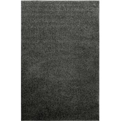 HOMIE LIVING Gino Grau Teppich - Hochflor, Maschinell Gewebt, Modern HOMIE LIVING Gino Grau Teppich - Hochflor, Maschinell Gewebt, Modern