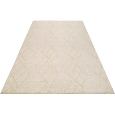 WECON HOME Hendrik - Wollteppich - Geometrisch, Beige - 200x300cm WECON HOME Hendrik - Wollteppich - Geometrisch, Beige - 200x300cm
