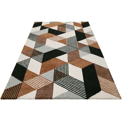 Esprit Uptown Teppich - Rechteck, Braun, Kurzflor, 140x200cm Esprit Uptown Teppich - Rechteck, Braun, Kurzflor, 140x200cm