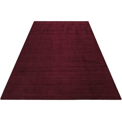 Esprit Gil Handgewebter Teppich - Bordeaux Rot 70x140cm oder 140x140cm Esprit Gil Handgewebter Teppich - Bordeaux Rot 70x140cm oder 140x140cm