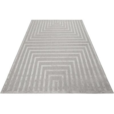 Esprit Carolina Outdoor Teppich - 133x200cm, Grau, Langlebig, Modern Esprit Carolina Outdoor Teppich - 133x200cm, Grau, Langlebig, Modern