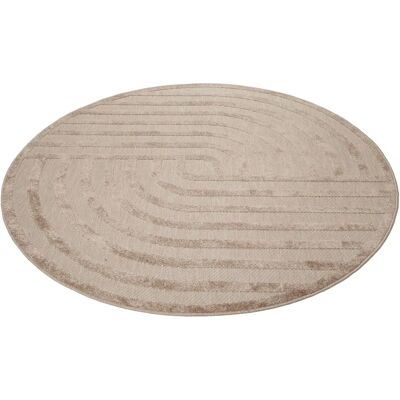 Esprit Spirit - runder Outdoor-Teppich Ø120 cm beige Esprit Spirit - runder Outdoor-Teppich Ø120 cm beige