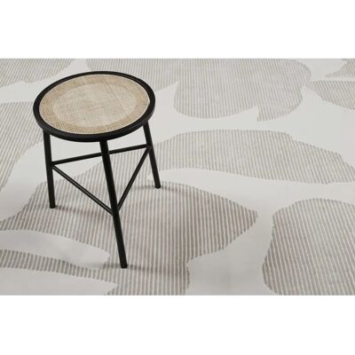 Alfombra corta Esprit Beige/Taupe - Relieve floral - 200x200 cm Alfombra corta Esprit Beige/Taupe - Relieve floral - 200x200 cm