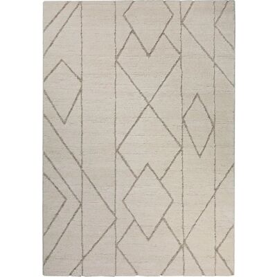 Wecon Home Beiger Diamantmuster Teppich - Teppich Wecon Home Beiger Diamantmuster Teppich - Teppich