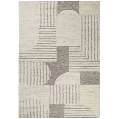 Wecon Home Teppich - Labyrinthmuster Beigetöne - 80x152cm Wecon Home Teppich - Labyrinthmuster Beigetöne - 80x152cm