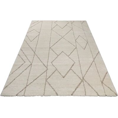 WECON HOME Pelle Beige Teppich - Rechteckig, 160x230cm, 18mm, maschinell gewebt - Skandinavischer Stil WECON HOME Pelle Beige Teppich - Rechteckig, 160x230cm, 18mm, maschinell gewebt - Skandinavischer Stil