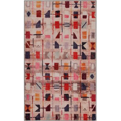 Wecon Home Bunter geometrischer Badteppich - Badvorleger Wecon Home Bunter geometrischer Badteppich - Badvorleger