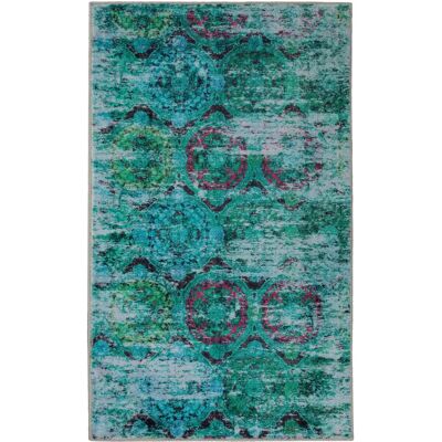 WECONhome Beach Front Grüner Badteppich - 80 x 150 cm WECONhome Beach Front Grüner Badteppich - 80 x 150 cm
