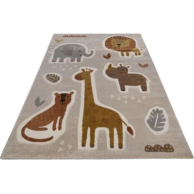 Smart Kids Dschungel Tiere Kinderteppich - 200x300cm - 10mm Smart Kids Dschungel Tiere Kinderteppich - 200x300cm - 10mm