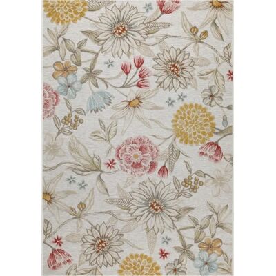 WECONhome - Abloom - Beige - Floral - Rug WECONhome - Abloom - Beige - Floral - Rug