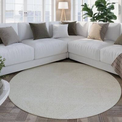 WECON HOME Hamptons FIVETEEN Beigekreis Runde Teppich - Teppich WECON HOME Hamptons FIVETEEN Beigekreis Runde Teppich - Teppich