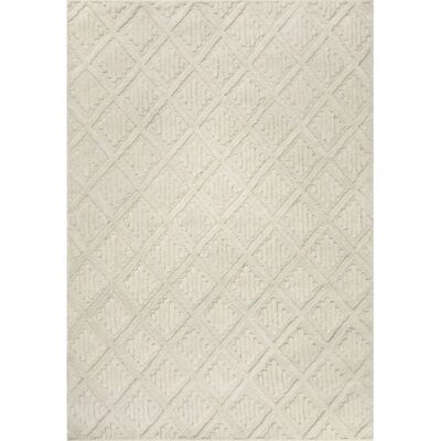 WECON HOME Hamptons SEVENTEEN - Wollteppich, Beige, Raute WECON HOME Hamptons SEVENTEEN - Wollteppich, Beige, Raute