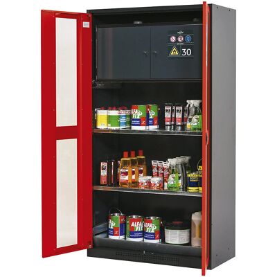 Armadio chimico asecos - Vetro in acrilico resistente e scatola ignifuga Armadio chimico asecos - Vetro in acrilico resistente e scatola ignifuga