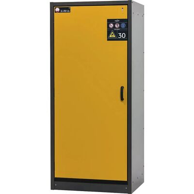 Asecos feuerfester Gefahrstoffschrank - Typ 30, 864mm, Gelb Asecos feuerfester Gefahrstoffschrank - Typ 30, 864mm, Gelb