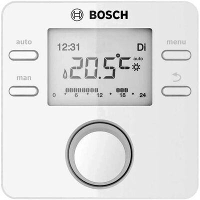 Thermostat Bosch CR100 - Contrôle Modulant Hebdomadaire - Publicité Thermostat Bosch CR100 - Contrôle Modulant Hebdomadaire - Publicité
