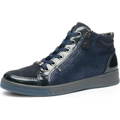 ara Rom Schuhe Mid-Sneaker braun Lack - Schuh - 12-24499 - Damen ara Rom Schuhe Mid-Sneaker braun Lack - Schuh - 12-24499 - Damen