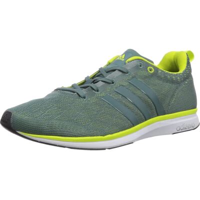 Adidas Adizero Groene Trainers - Lichtgewicht, Ademend, Veilig Adidas Adizero Groene Trainers - Lichtgewicht, Ademend, Veilig