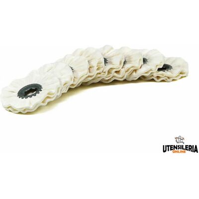 Generic - INOX-100x10 - cotone - anelli di lucidatura Generic - INOX-100x10 - cotone - anelli di lucidatura
