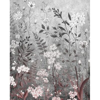 KOMAR Rosa Blumen Tapete - 200x250 cm - Tapete KOMAR Rosa Blumen Tapete - 200x250 cm - Tapete