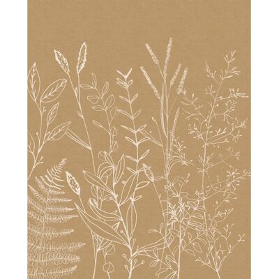 KOMAR Herb Garden Wandbild - Botanisch, Floral, Vlies KOMAR Herb Garden Wandbild - Botanisch, Floral, Vlies