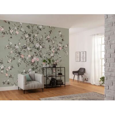 KOMAR Rosellia Botanische Blumen Tapete - 3,5m x 25m KOMAR Rosellia Botanische Blumen Tapete - 3,5m x 25m