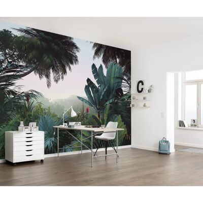 KOMAR Jungle Morning Wandbild - Dschungel, Blumen, Botanisch - Wanddekoration KOMAR Jungle Morning Wandbild - Dschungel, Blumen, Botanisch - Wanddekoration