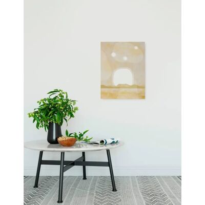 KOMAR - Desert Scene - Gelb - 30 x 40 cm - Canvas wall art KOMAR - Desert Scene - Gelb - 30 x 40 cm - Canvas wall art