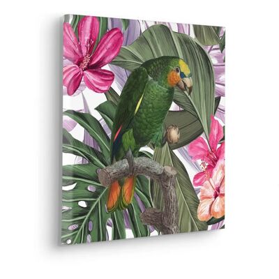 KOMAR - Hibiscus Flirt - Bunt - Gerahmt - Wandbild KOMAR - Hibiscus Flirt - Bunt - Gerahmt - Wandbild