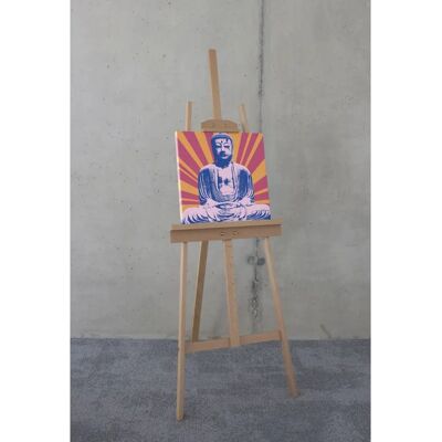 KOMAR - Hippie Buddha - Mehrfarbig - 40 cm - Wandbild KOMAR - Hippie Buddha - Mehrfarbig - 40 cm - Wandbild