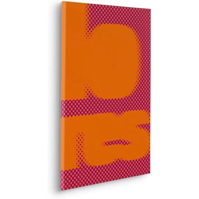 KOMAR Chunky Lounge Wandbild Orange Pink 40x60cm - Hochwertig, Made in Germany KOMAR Chunky Lounge Wandbild Orange Pink 40x60cm - Hochwertig, Made in Germany
