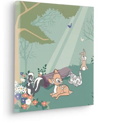 Komar - Disney Bambi - 40x40 cm - Non-tissé 155 g/m² - Autocollant mural - Publicité Komar - Disney Bambi - 40x40 cm - Non-tissé 155 g/m² - Autocollant mural - Publicité