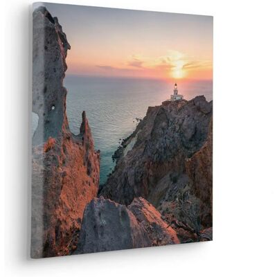 KOMAR - Lighthouse - 40x40 cm - Lighthouse - Canvas print KOMAR - Lighthouse - 40x40 cm - Lighthouse - Canvas print