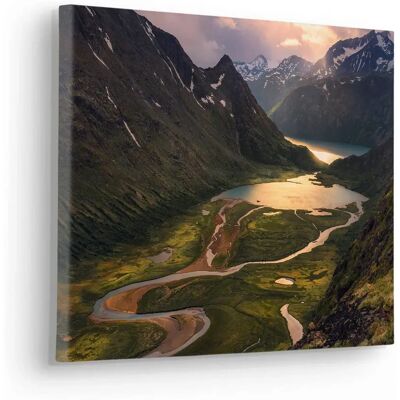 KOMAR - Northern Light - 40 x 30 cm - Leinwandbild KOMAR - Northern Light - 40 x 30 cm - Leinwandbild