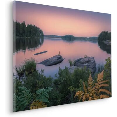 Komar Swedish Blues Keilrahmenbild - Landschaft, Bunt, 90x60cm Komar Swedish Blues Keilrahmenbild - Landschaft, Bunt, 90x60cm