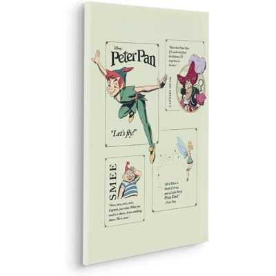 Komar Peter Pan Leinwanddruck - 40x60cm - Bunte Farben Komar Peter Pan Leinwanddruck - 40x60cm - Bunte Farben