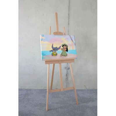 Impression sur toile Komar - Lilo et Stitch dansant - 60x40cm Impression sur toile Komar - Lilo et Stitch dansant - 60x40cm