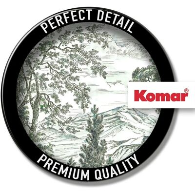 KOMAR Waldfee Tapete - 200x250 cm - Grün, Weiß KOMAR Waldfee Tapete - 200x250 cm - Grün, Weiß