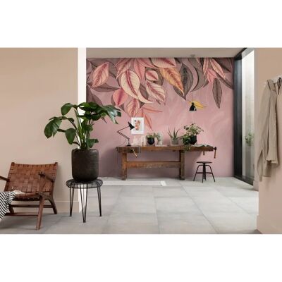 Pared mural lilac Falling Leafs - 350x250cm Pared mural lilac Falling Leafs - 350x250cm